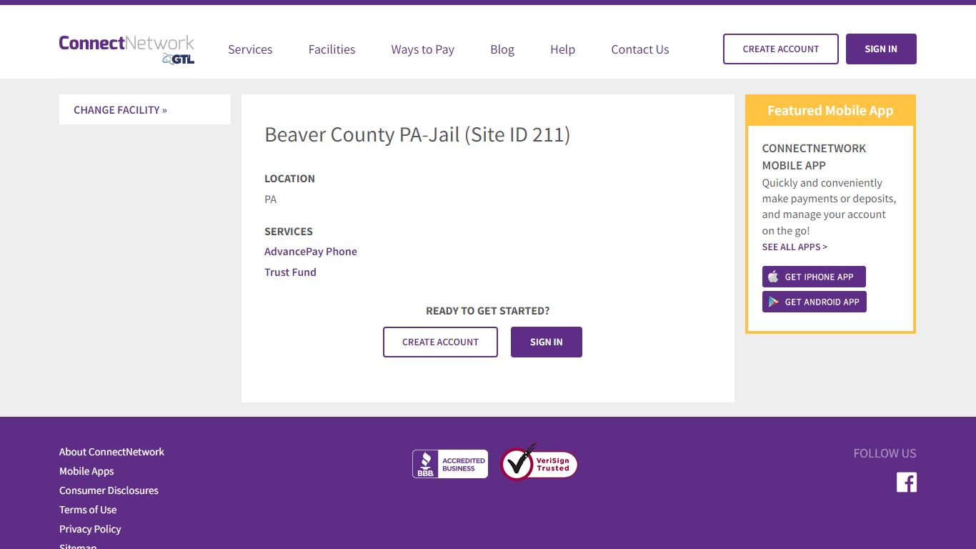 Beaver County PA-Jail | ConnectNetwork